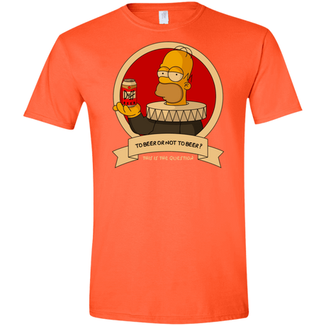 T-Shirts Orange / S To Beer or not to Beer Men's Semi-Fitted Softstyle