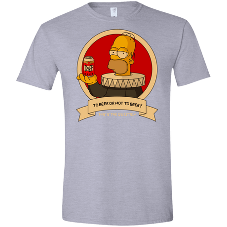 T-Shirts Sport Grey / X-Small To Beer or not to Beer Men's Semi-Fitted Softstyle