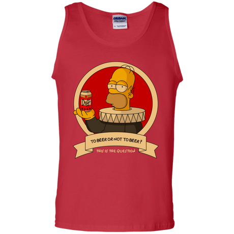 T-Shirts Red / S To Beer or not to Beer Men's Tank Top