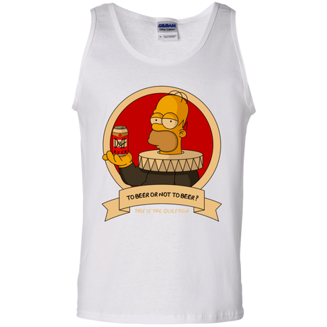 T-Shirts White / S To Beer or not to Beer Men's Tank Top