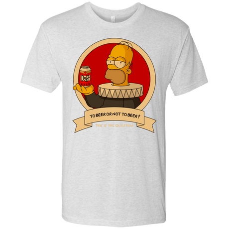 T-Shirts Heather White / S To Beer or not to Beer Men's Triblend T-Shirt