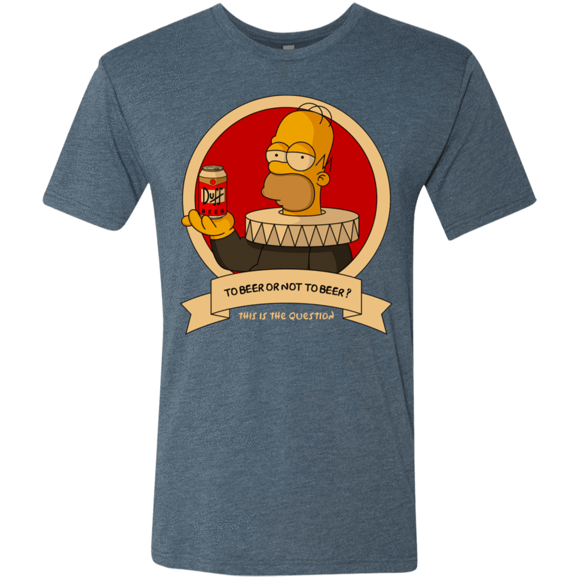 T-Shirts Indigo / S To Beer or not to Beer Men's Triblend T-Shirt