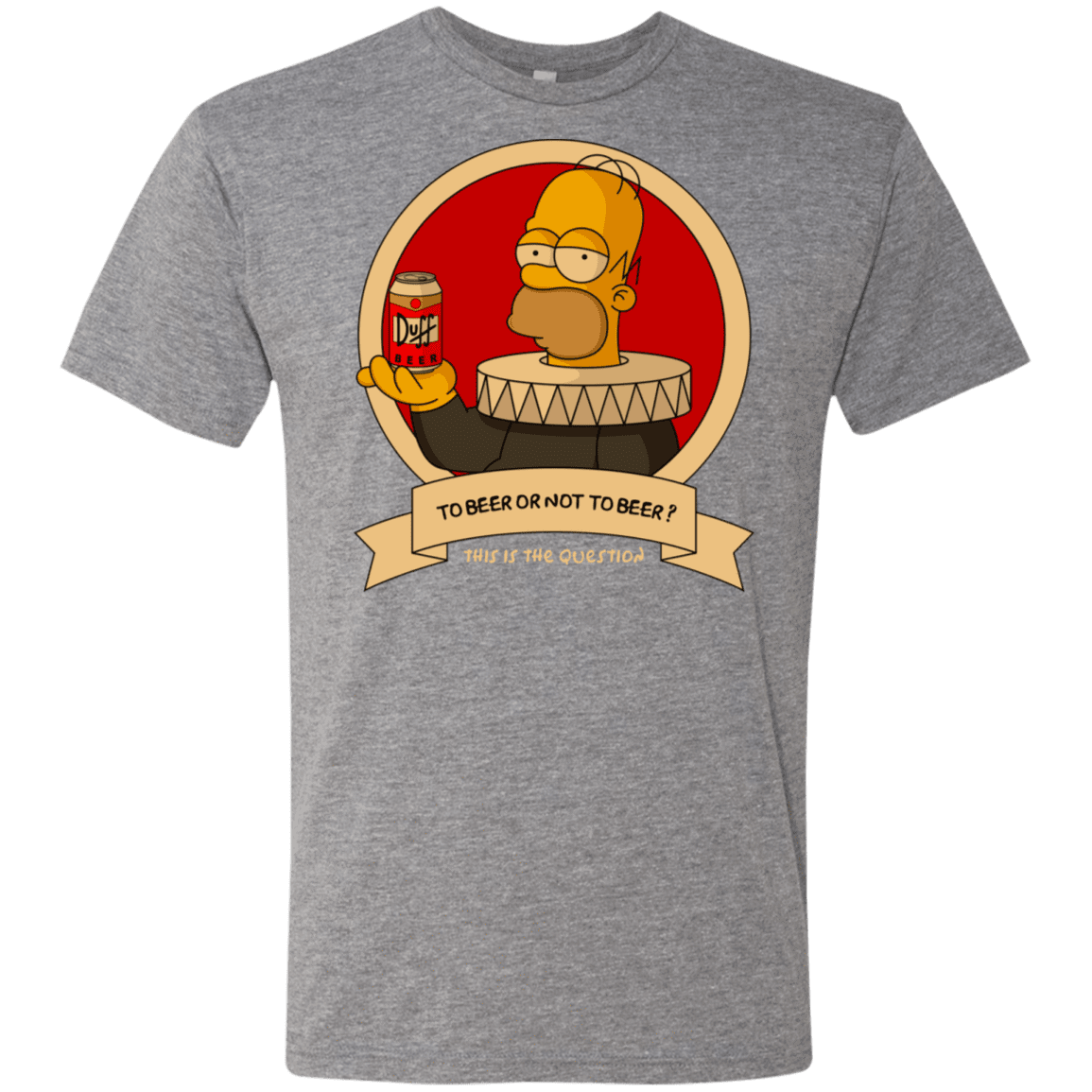 T-Shirts Premium Heather / S To Beer or not to Beer Men's Triblend T-Shirt