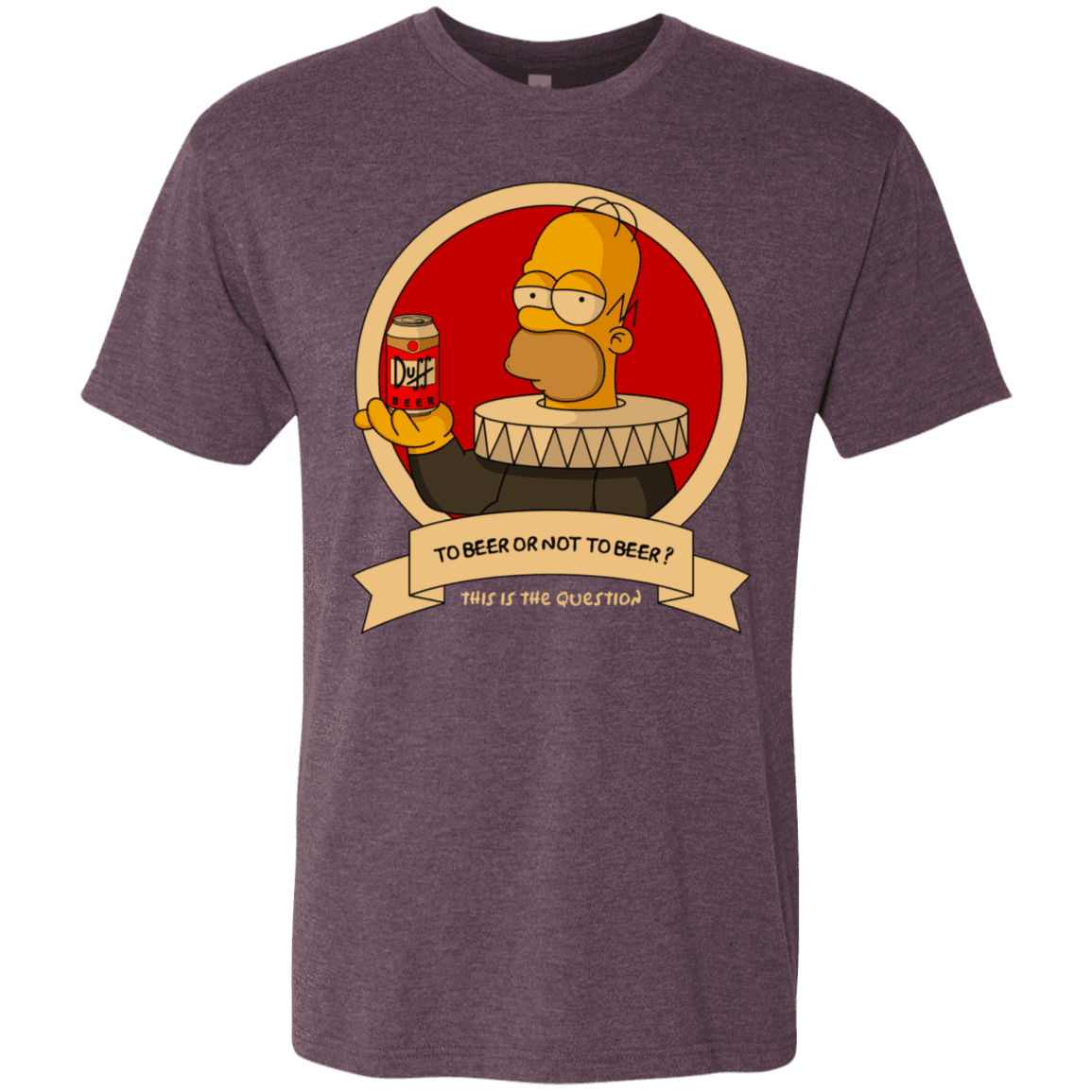 T-Shirts Vintage Purple / S To Beer or not to Beer Men's Triblend T-Shirt