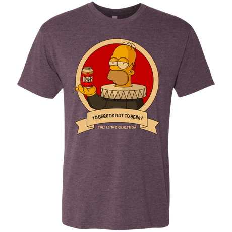 T-Shirts Vintage Purple / S To Beer or not to Beer Men's Triblend T-Shirt