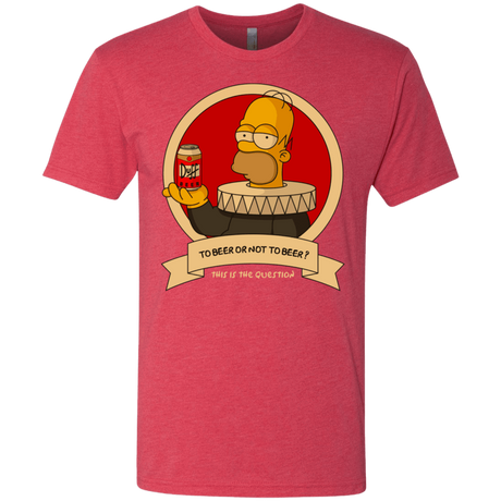 T-Shirts Vintage Red / S To Beer or not to Beer Men's Triblend T-Shirt