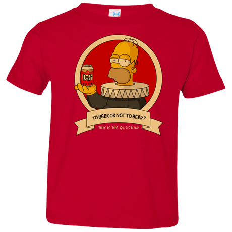 T-Shirts Red / 2T To Beer or not to Beer Toddler Premium T-Shirt