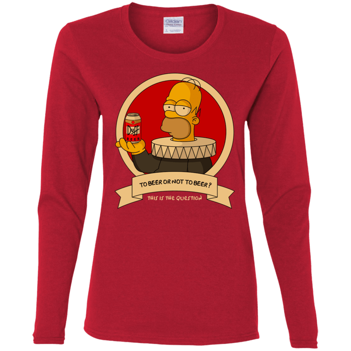 T-Shirts Red / S To Beer or not to Beer Women's Long Sleeve T-Shirt