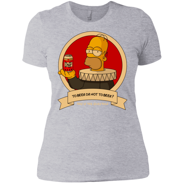 T-Shirts Heather Grey / X-Small To Beer or not to Beer Women's Premium T-Shirt