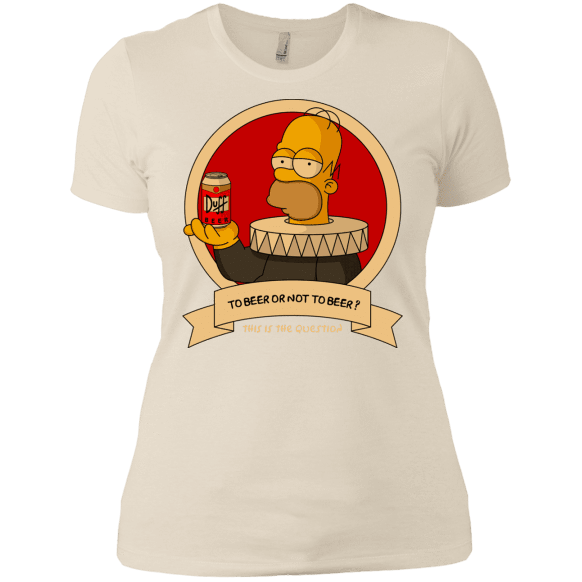 T-Shirts Ivory/ / X-Small To Beer or not to Beer Women's Premium T-Shirt