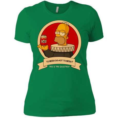 T-Shirts Kelly Green / X-Small To Beer or not to Beer Women's Premium T-Shirt