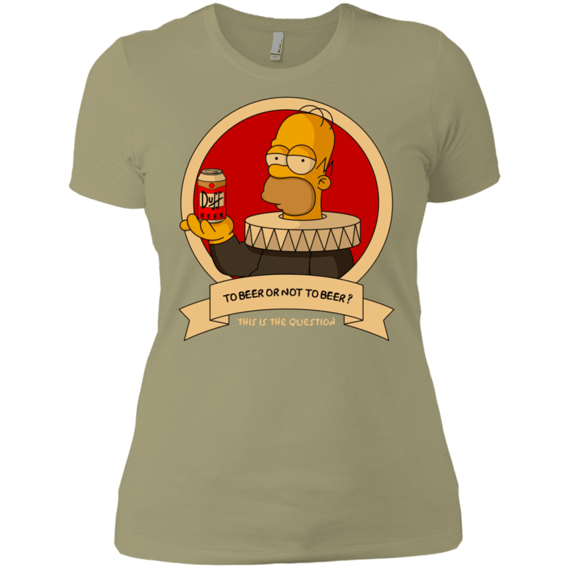 T-Shirts Light Olive / X-Small To Beer or not to Beer Women's Premium T-Shirt