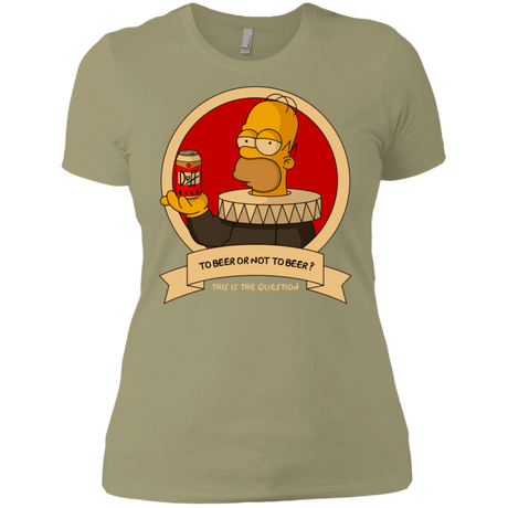T-Shirts Light Olive / X-Small To Beer or not to Beer Women's Premium T-Shirt