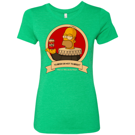T-Shirts Envy / S To Beer or not to Beer Women's Triblend T-Shirt