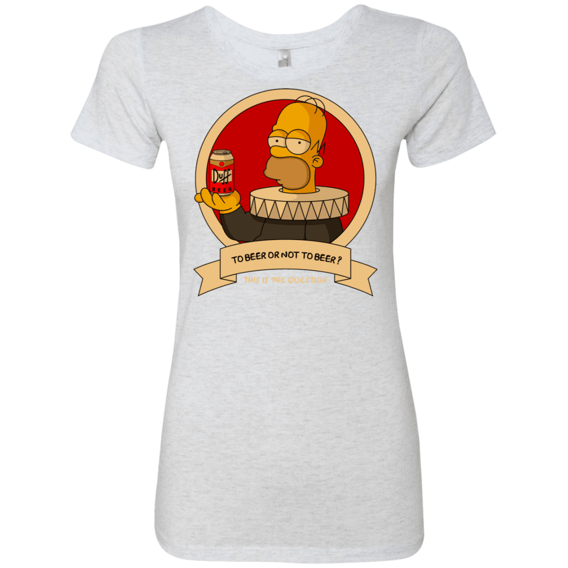 T-Shirts Heather White / S To Beer or not to Beer Women's Triblend T-Shirt