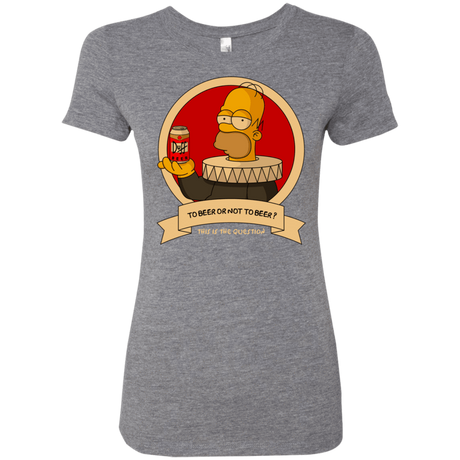 T-Shirts Premium Heather / S To Beer or not to Beer Women's Triblend T-Shirt