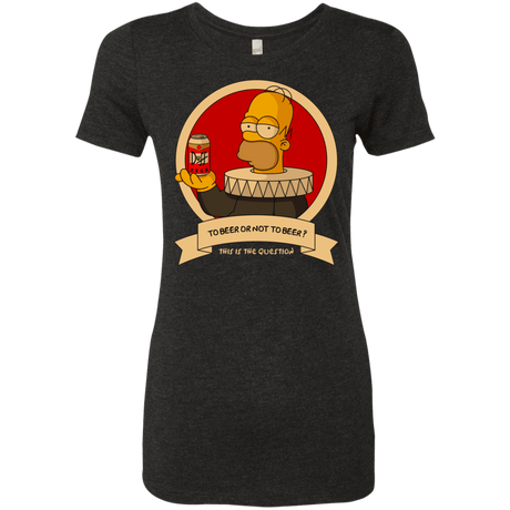 T-Shirts Vintage Black / S To Beer or not to Beer Women's Triblend T-Shirt