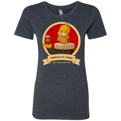 T-Shirts Vintage Navy / S To Beer or not to Beer Women's Triblend T-Shirt