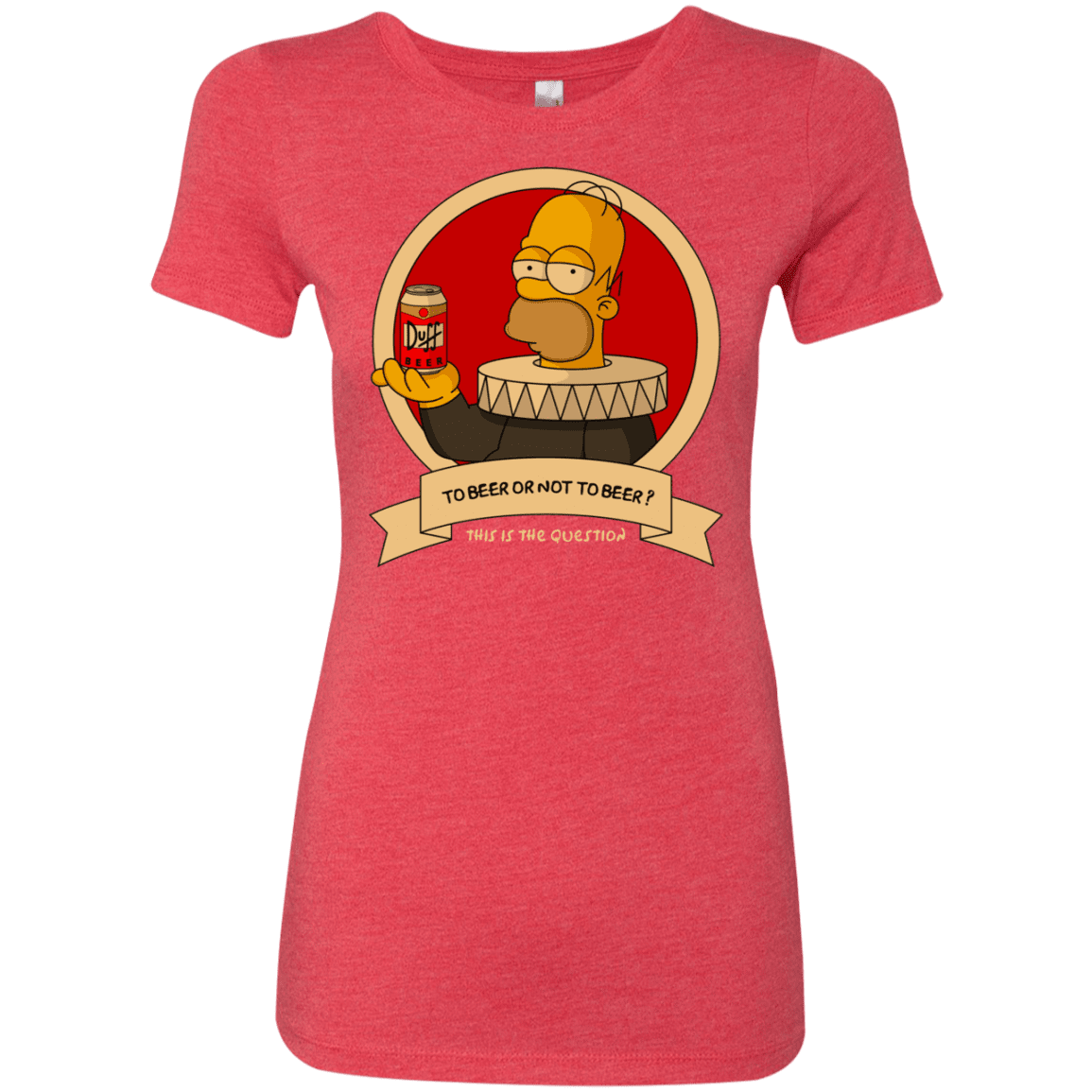 T-Shirts Vintage Red / S To Beer or not to Beer Women's Triblend T-Shirt
