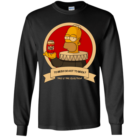T-Shirts Black / YS To Beer or not to Beer Youth Long Sleeve T-Shirt
