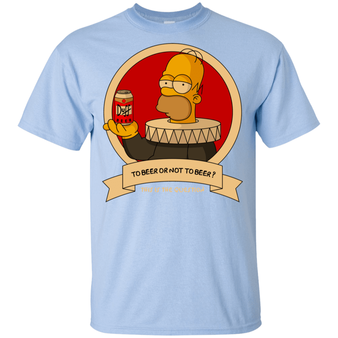 T-Shirts Light Blue / YXS To Beer or not to Beer Youth T-Shirt