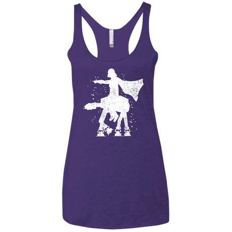 T-Shirts Purple Rush / X-Small To Hoth Women's Triblend Racerback Tank