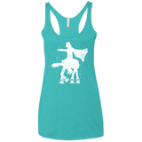 T-Shirts Tahiti Blue / X-Small To Hoth Women's Triblend Racerback Tank