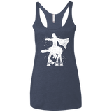 T-Shirts Vintage Navy / X-Small To Hoth Women's Triblend Racerback Tank