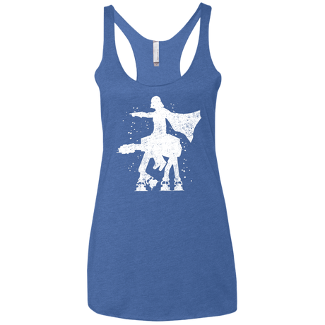 T-Shirts Vintage Royal / X-Small To Hoth Women's Triblend Racerback Tank
