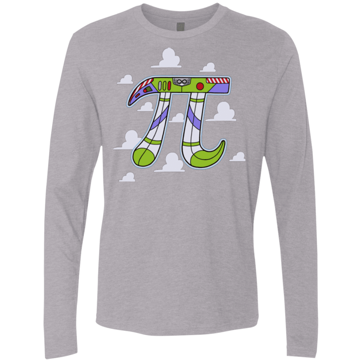 T-Shirts Heather Grey / Small To Infinity Men's Premium Long Sleeve