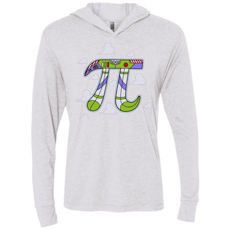 T-Shirts Heather White / X-Small To Infinity Triblend Long Sleeve Hoodie Tee