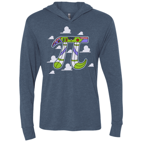 T-Shirts Indigo / X-Small To Infinity Triblend Long Sleeve Hoodie Tee