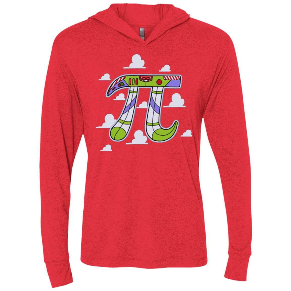 T-Shirts Vintage Red / X-Small To Infinity Triblend Long Sleeve Hoodie Tee