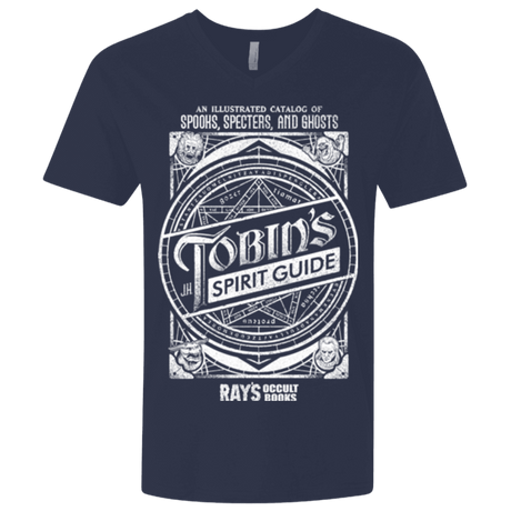 T-Shirts Midnight Navy / X-Small Tobin's Spirit Guide Men's Premium V-Neck