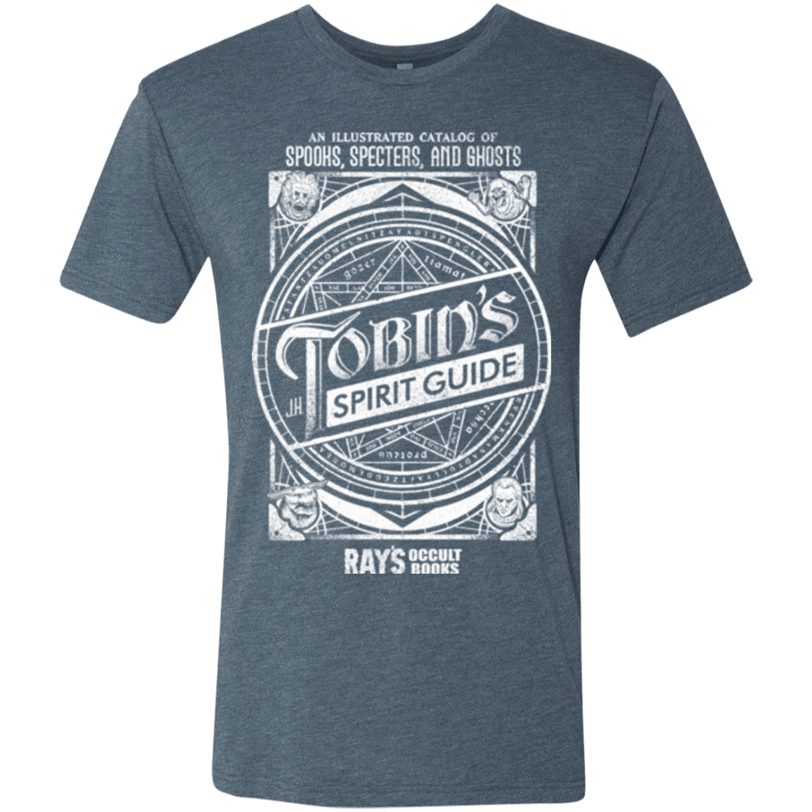 T-Shirts Indigo / Small Tobin's Spirit Guide Men's Triblend T-Shirt