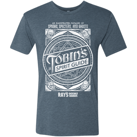 T-Shirts Indigo / Small Tobin's Spirit Guide Men's Triblend T-Shirt