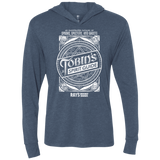 T-Shirts Indigo / X-Small Tobin's Spirit Guide Triblend Long Sleeve Hoodie Tee
