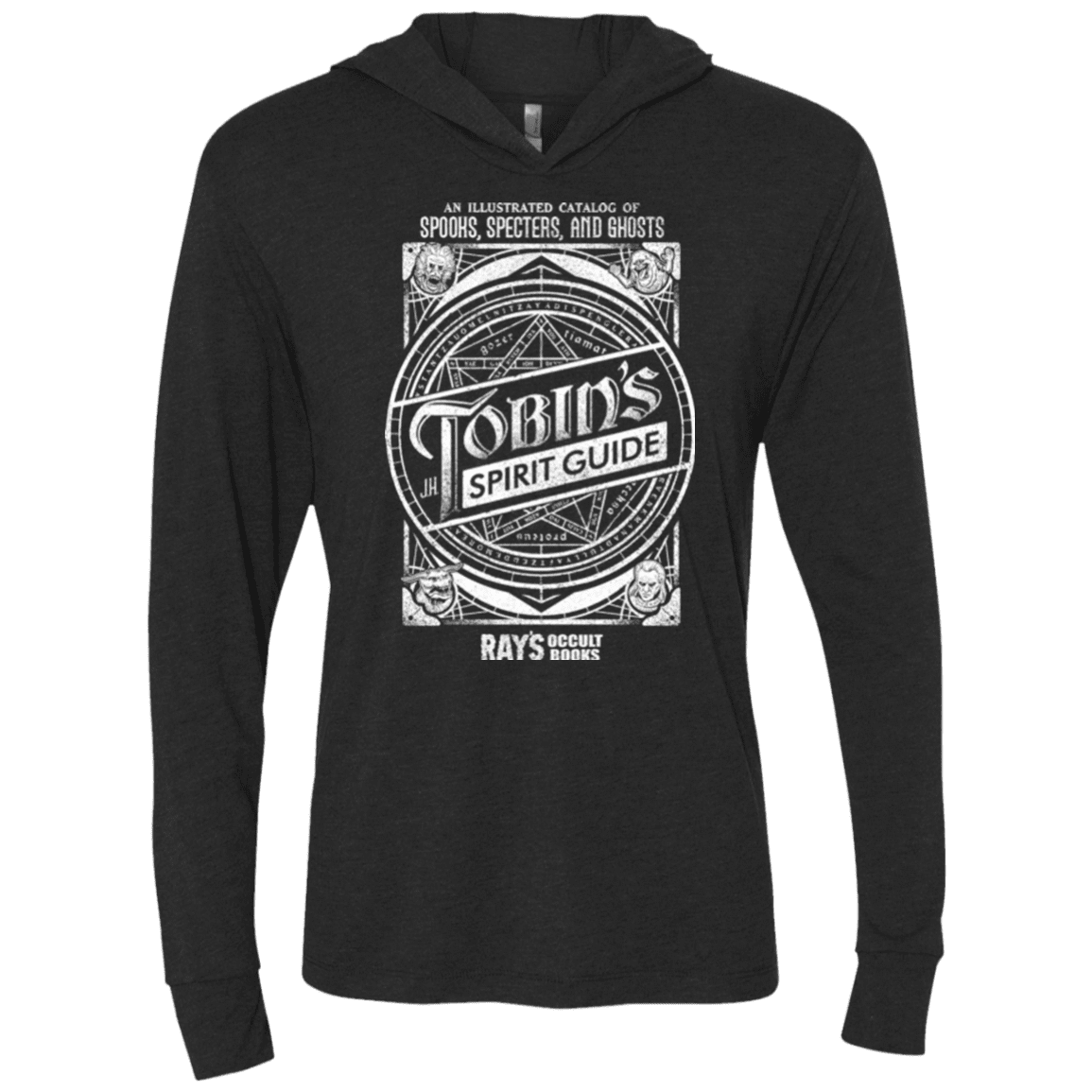 T-Shirts Vintage Black / X-Small Tobin's Spirit Guide Triblend Long Sleeve Hoodie Tee