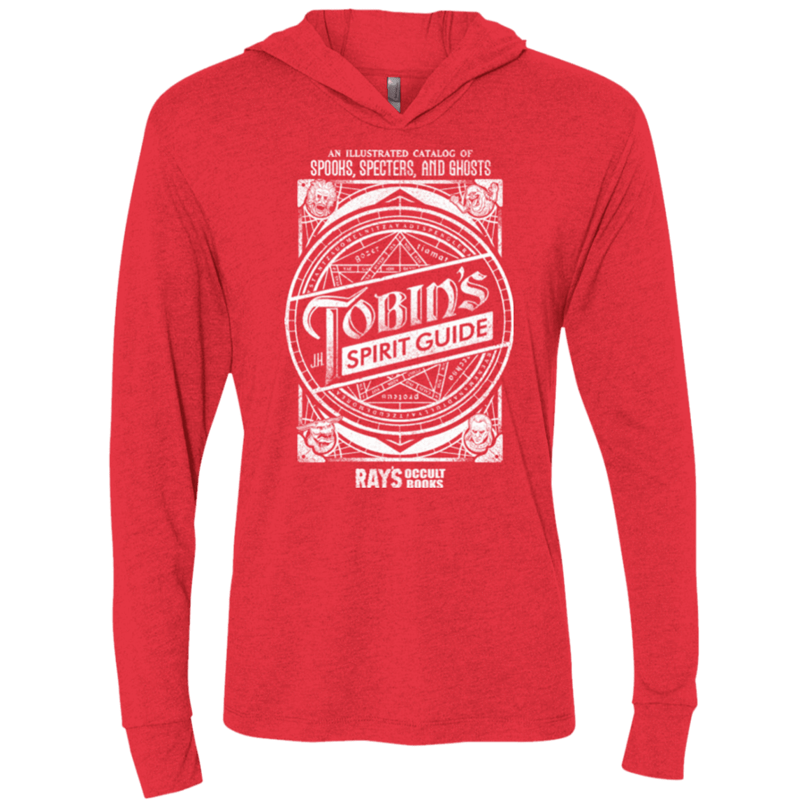 T-Shirts Vintage Red / X-Small Tobin's Spirit Guide Triblend Long Sleeve Hoodie Tee