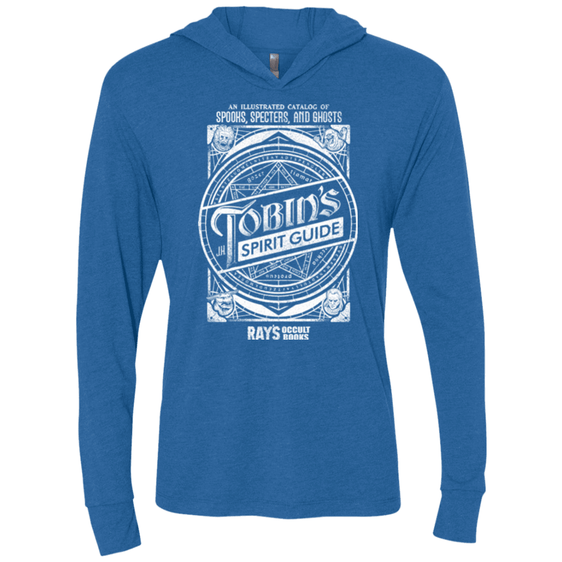 T-Shirts Vintage Royal / X-Small Tobin's Spirit Guide Triblend Long Sleeve Hoodie Tee