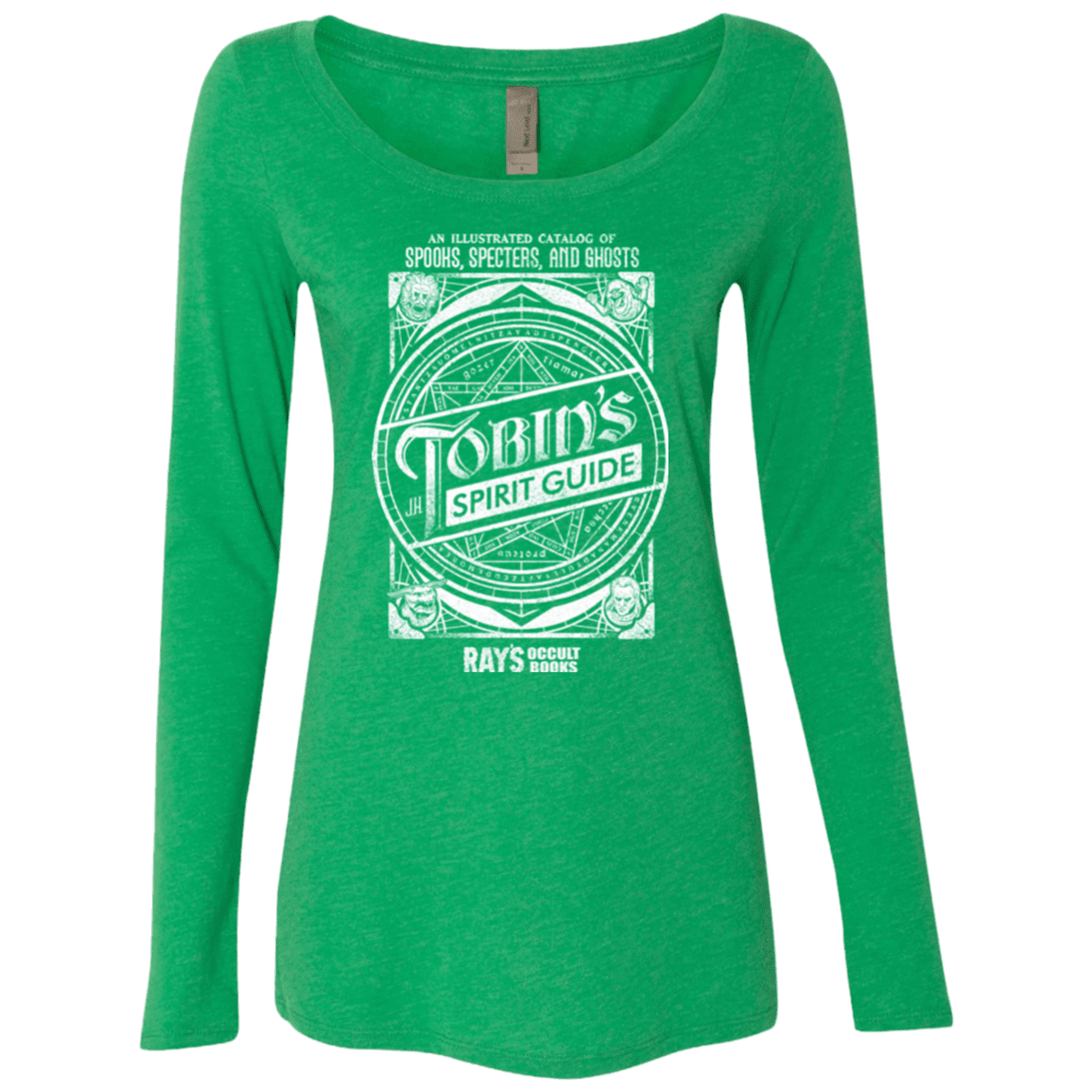 T-Shirts Envy / Small Tobin's Spirit Guide Women's Triblend Long Sleeve Shirt
