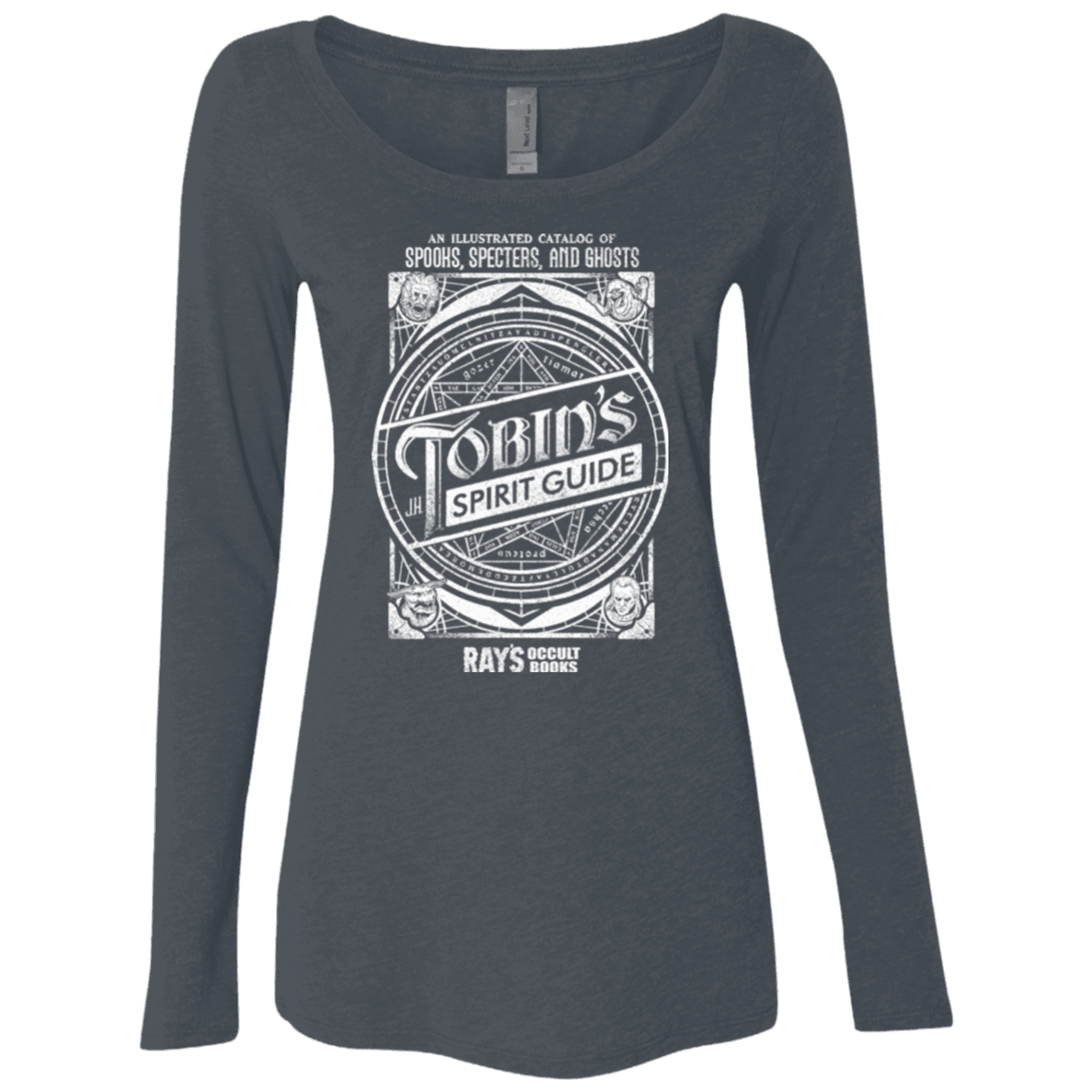 T-Shirts Vintage Navy / Small Tobin's Spirit Guide Women's Triblend Long Sleeve Shirt