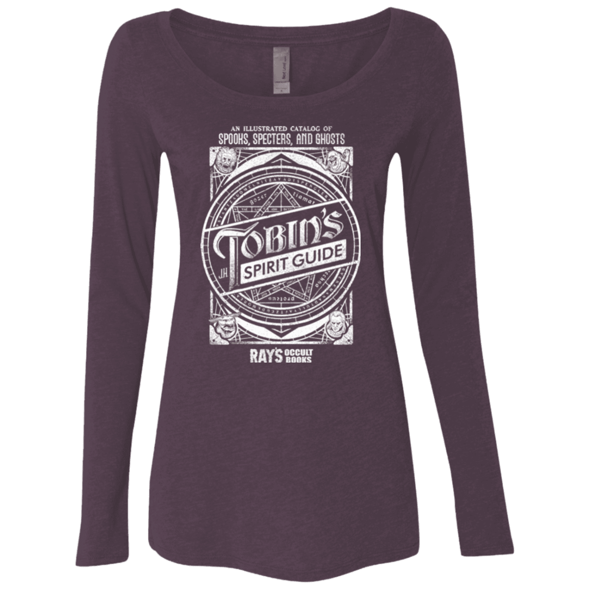 T-Shirts Vintage Purple / Small Tobin's Spirit Guide Women's Triblend Long Sleeve Shirt