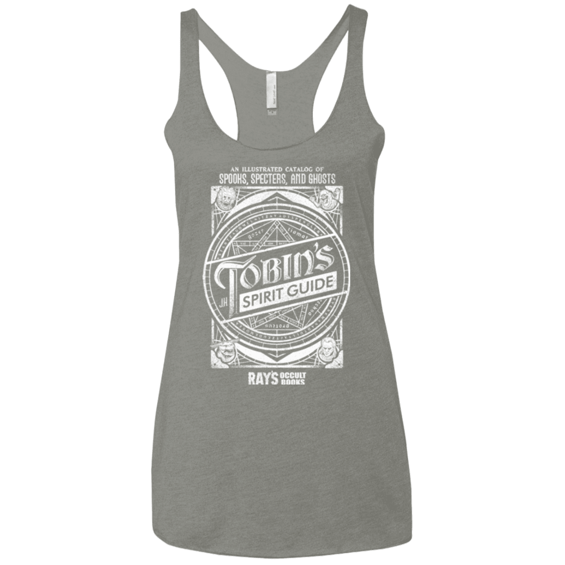 T-Shirts Venetian Grey / X-Small Tobin's Spirit Guide Women's Triblend Racerback Tank