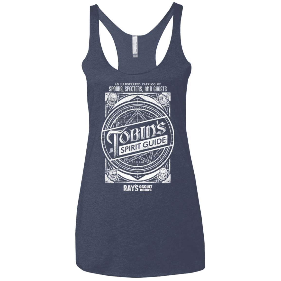 T-Shirts Vintage Navy / X-Small Tobin's Spirit Guide Women's Triblend Racerback Tank