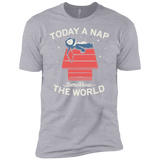 T-Shirts Heather Grey / YXS Today a Nap Tomorrow the World Boys Premium T-Shirt