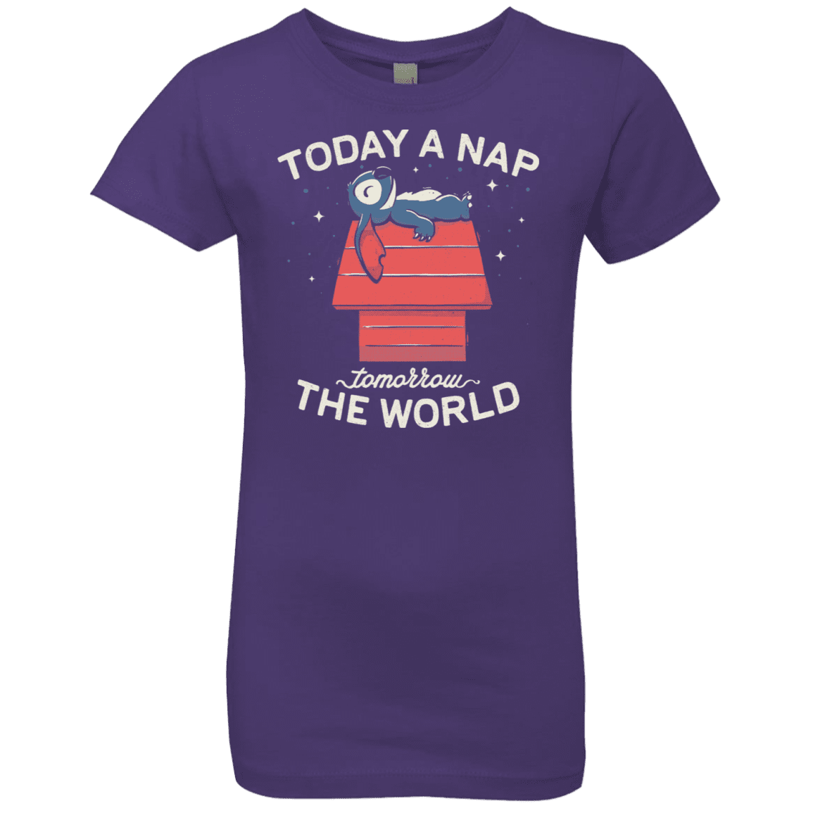 T-Shirts Purple Rush / YXS Today a Nap Tomorrow the World Girls Premium T-Shirt