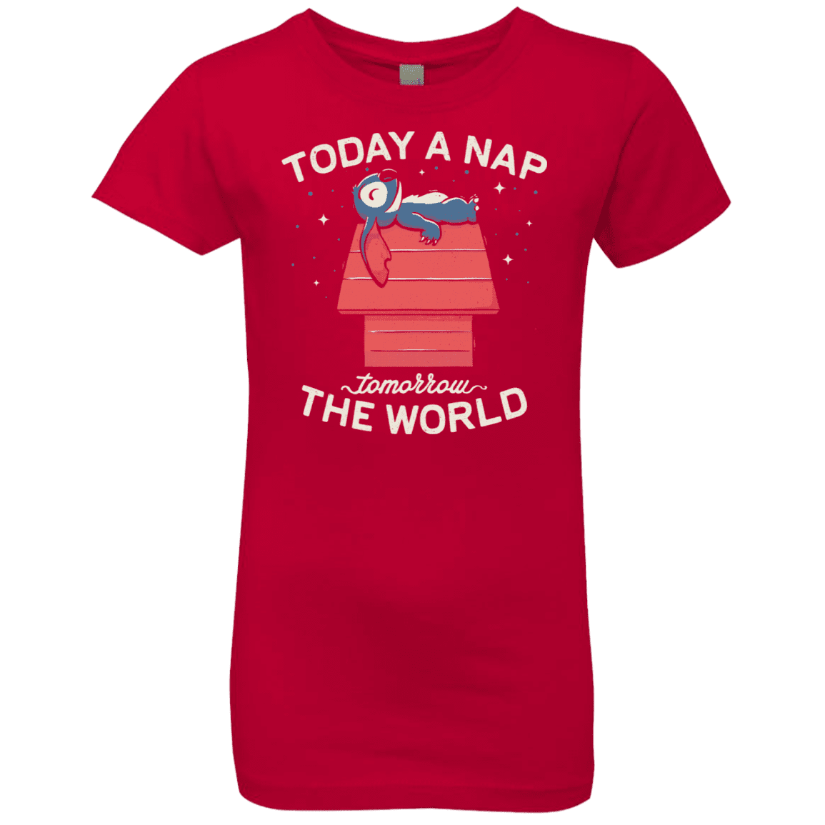 T-Shirts Red / YXS Today a Nap Tomorrow the World Girls Premium T-Shirt