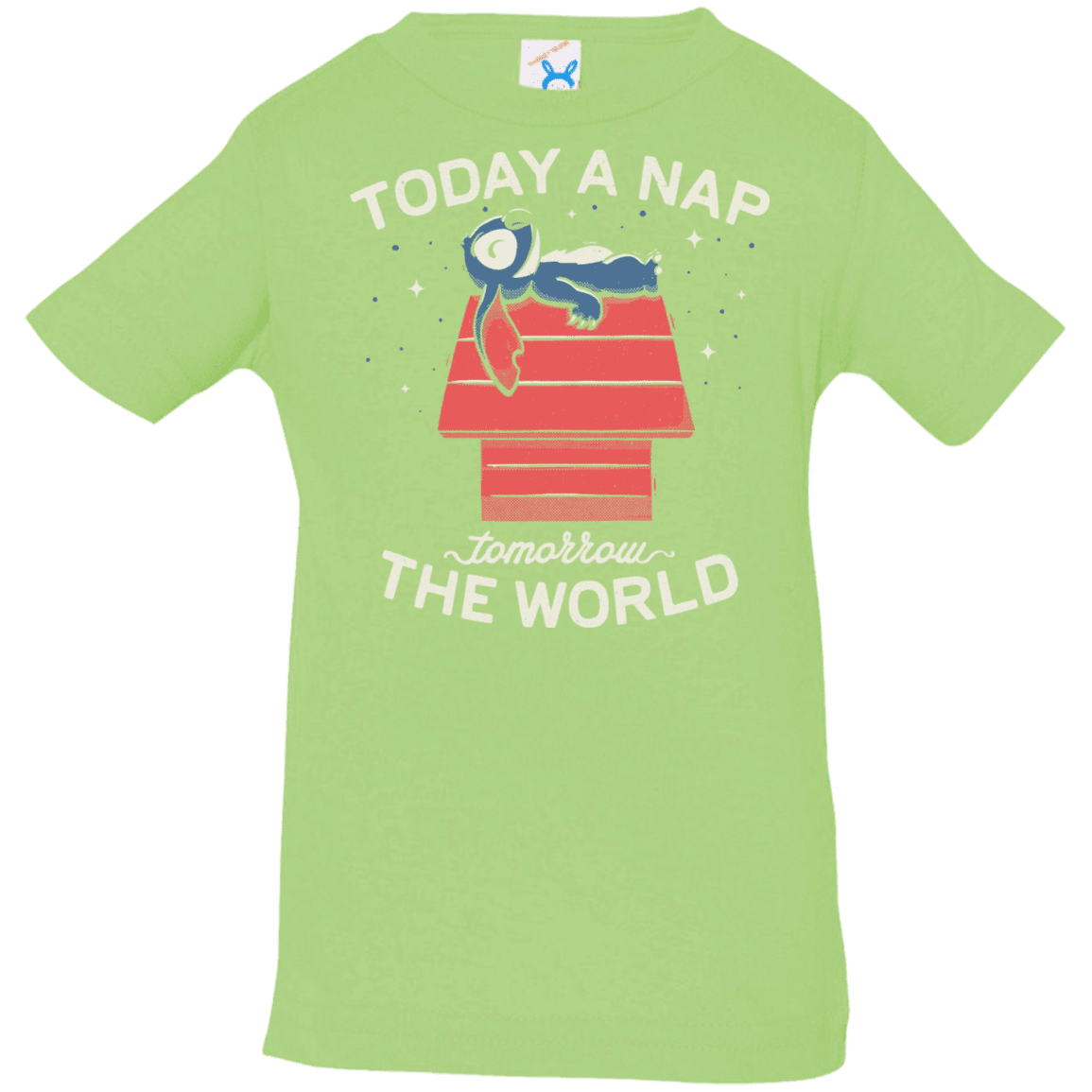 T-Shirts Key Lime / 6 Months Today a Nap Tomorrow the World Infant Premium T-Shirt
