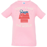 T-Shirts Pink / 6 Months Today a Nap Tomorrow the World Infant Premium T-Shirt